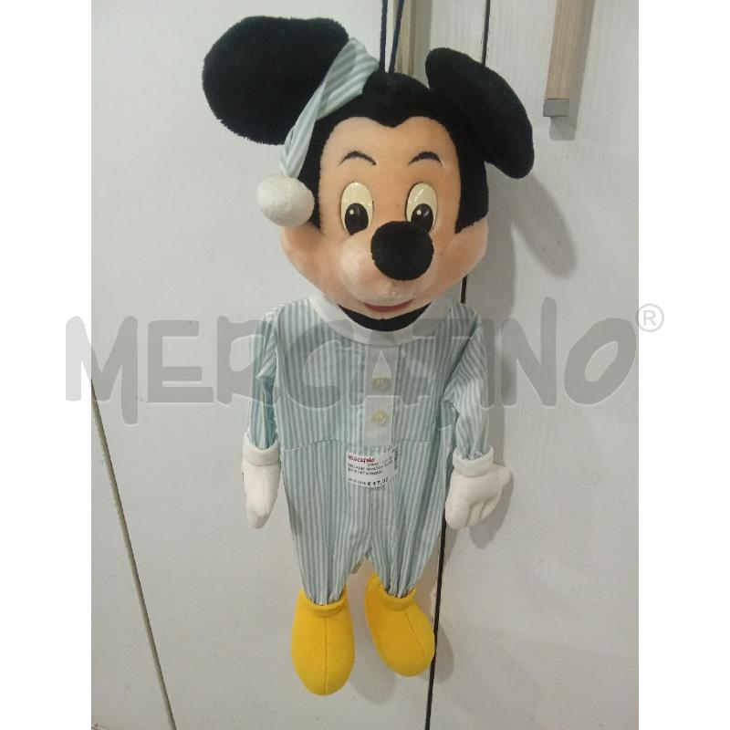PELUCHE VINATGE TOPOLINO PORTAPIGIAMINO RIGHE AZZURRE | Mercatino dell'Usato Benevento 1