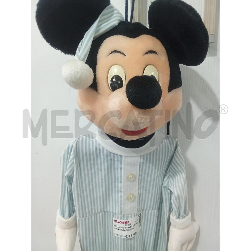 PELUCHE VINATGE TOPOLINO PORTAPIGIAMINO RIGHE AZZURRE | Mercatino dell'Usato Benevento 2