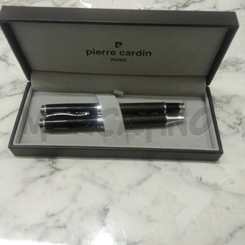 PENNE COPPIA PIERRE CARDIN STILO+BIRO NERE GRIGIE | Mercatino dell'Usato Benevento 1