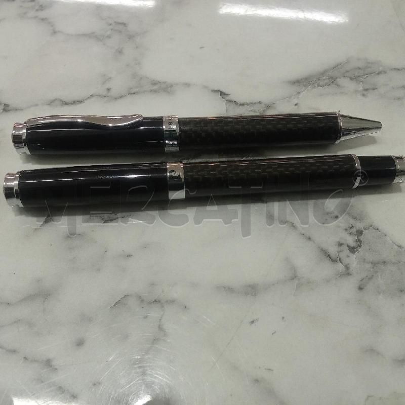 PENNE COPPIA PIERRE CARDIN STILO+BIRO NERE GRIGIE | Mercatino dell'Usato Benevento 3