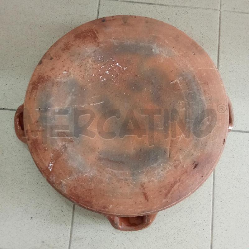 PENTOLA MAXI TERRACOTTA MARRONE MANICI | Mercatino dell'Usato Benevento 5