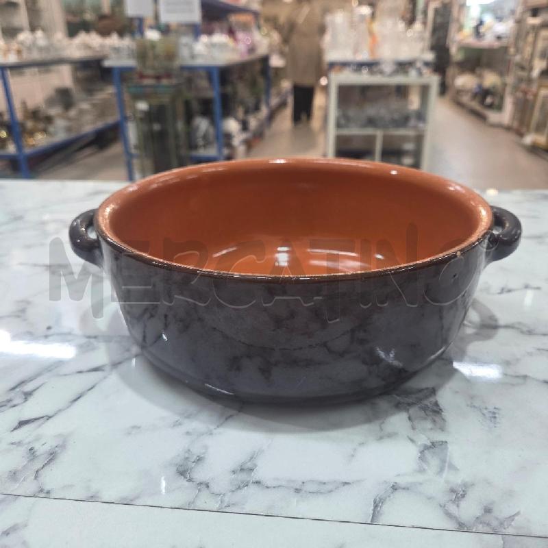 PENTOLINO TERRACOTTA MARRONE MANICI | Mercatino dell'Usato Benevento 1