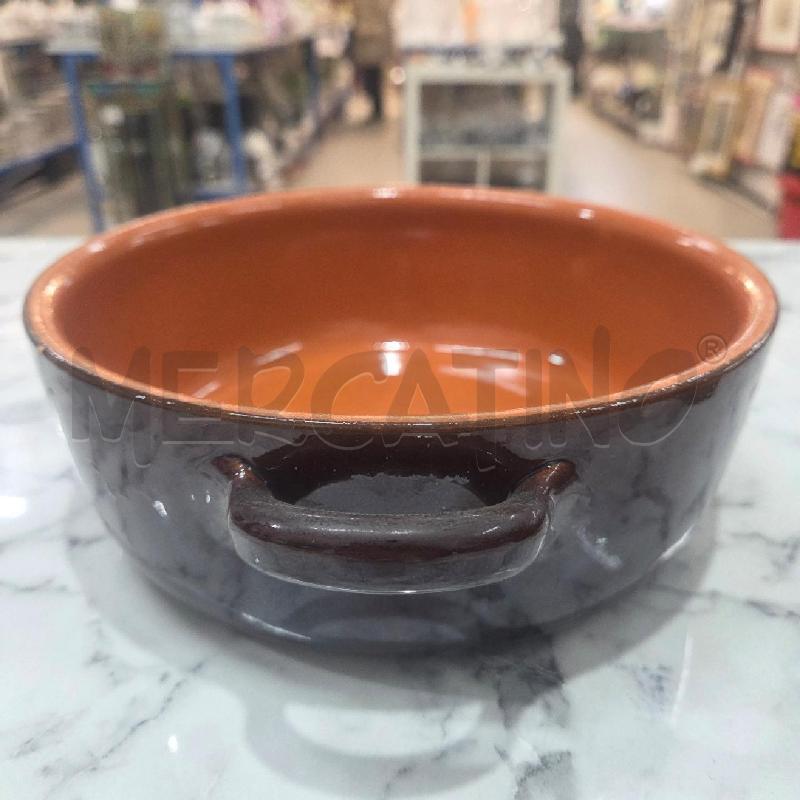 PENTOLINO TERRACOTTA MARRONE MANICI | Mercatino dell'Usato Benevento 3