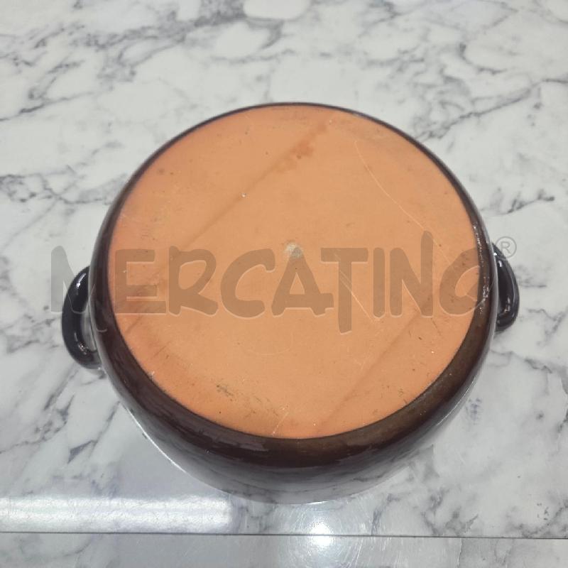 PENTOLINO TERRACOTTA MARRONE MANICI | Mercatino dell'Usato Benevento 4