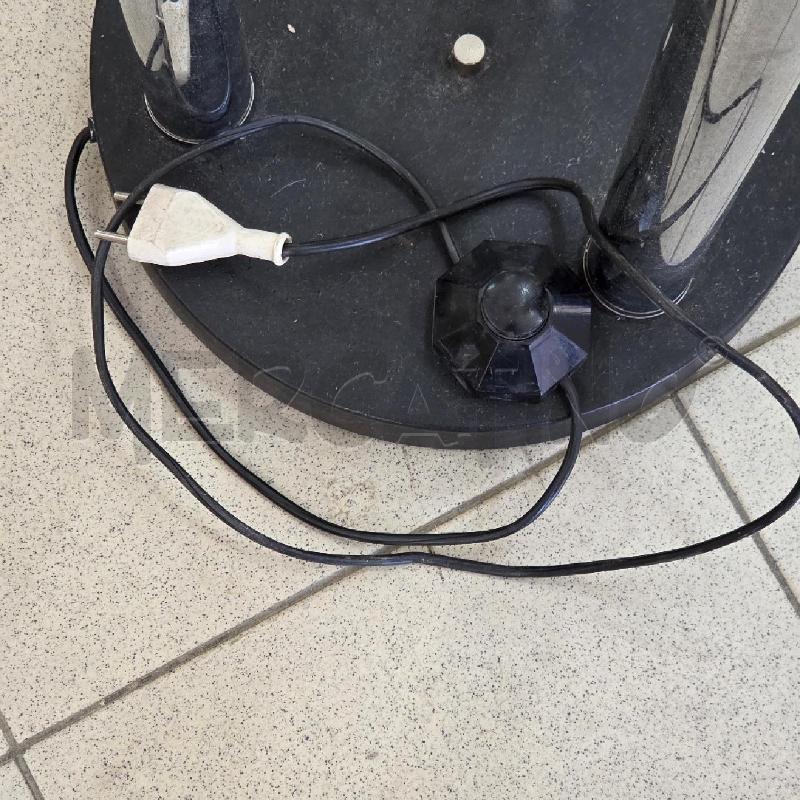 PIANTANA 3 LUCI VETRO CROMATO METALLO | Mercatino dell'Usato Benevento 5