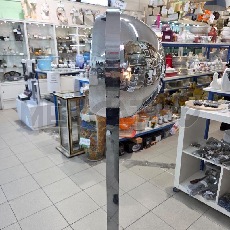 PIANTANA METALLO STILE SPACE AGE ANNI 70  | Mercatino dell'Usato Benevento 5