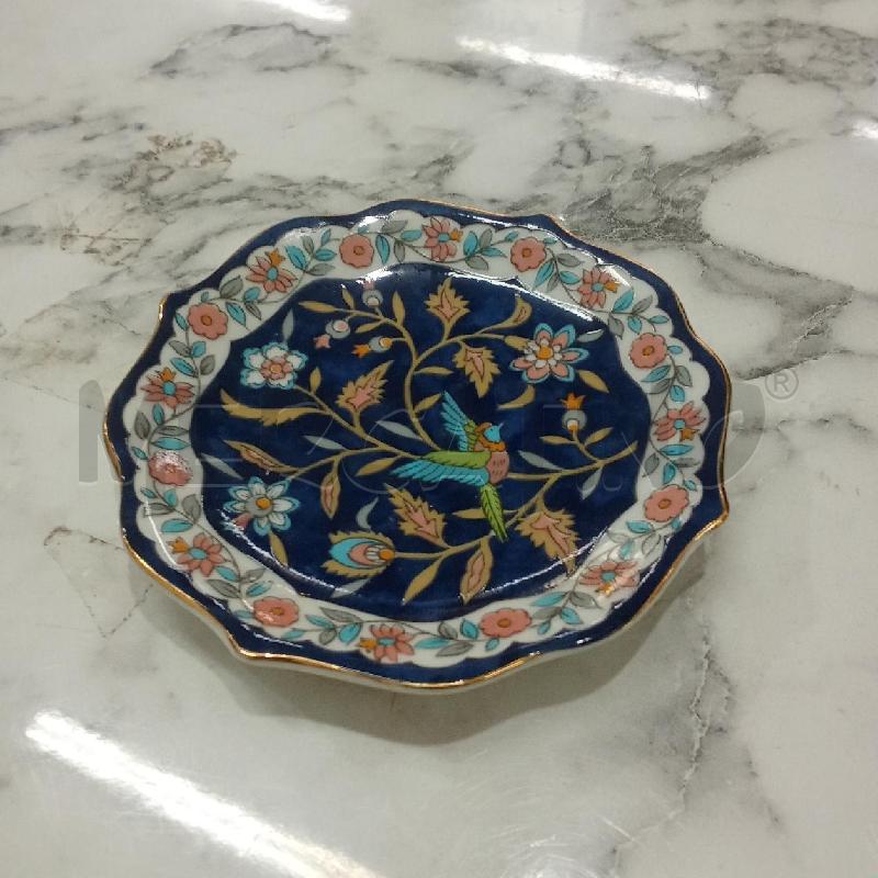 PIATTINO PZ COPPIA STILE ORIENTALE ROSSO BLU | Mercatino dell'Usato Benevento 4