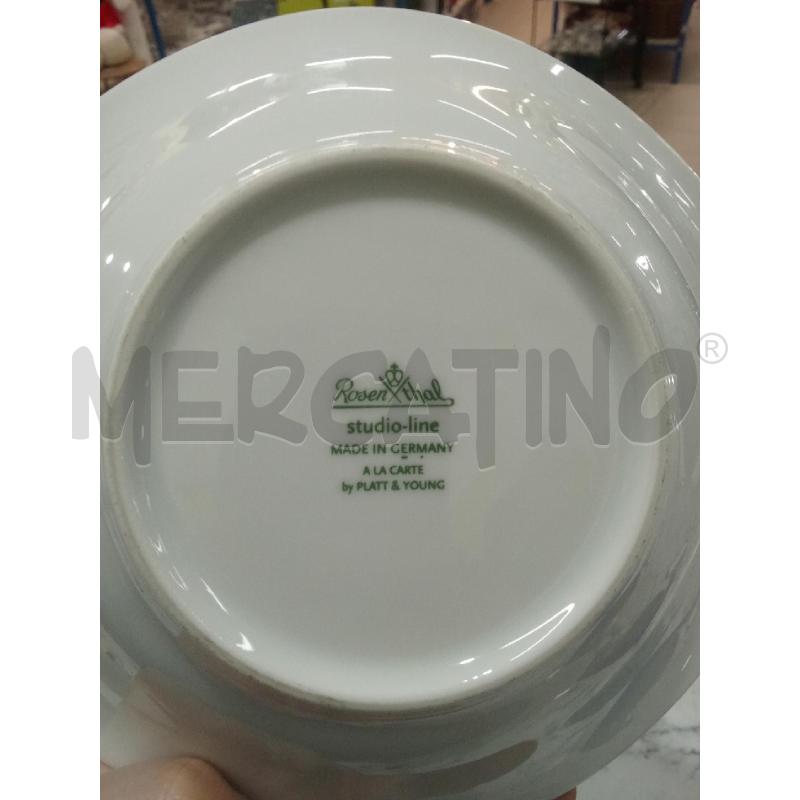 PIATTI PZ. GRUPPO PORCELLANA ROSENTHAL STUDIO LINE FORMA BARCA | Mercatino dell'Usato Benevento 3