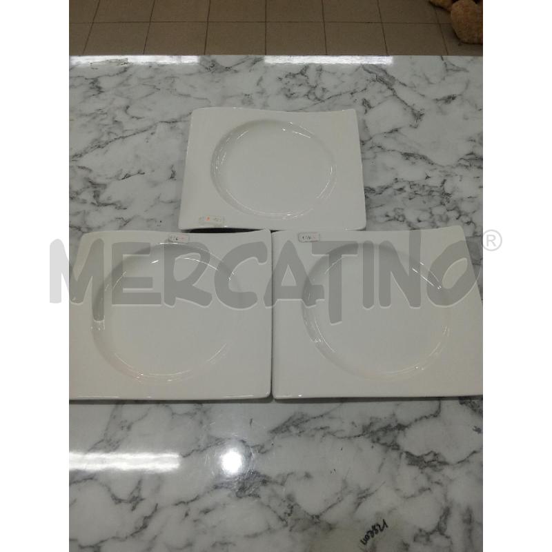 PIATTI PZ. PORCELLANA BIANCA VILLEROY BOCH BORDO ONDA | Mercatino dell'Usato Benevento 1