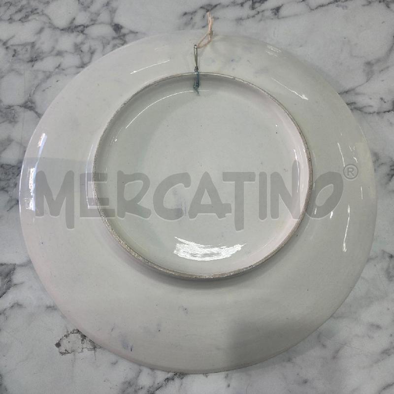 PIATTO APPENDINO CER BLU DORATO AZZURRI | Mercatino dell'Usato Benevento 3