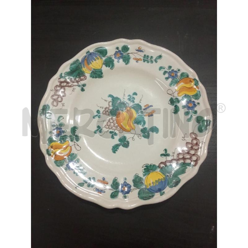 PIATTO APPENDINO FIORI VERDI LIMONI  | Mercatino dell'Usato Benevento 1