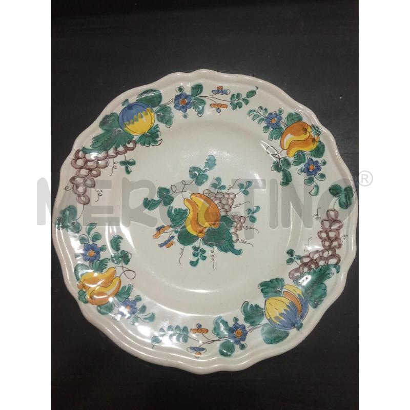 PIATTO APPENDINO FIORI VERDI LIMONI  | Mercatino dell'Usato Benevento 4