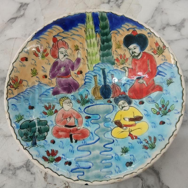 PIATTO DECORATIVO CER STILE ORIENTALE DISEGNI | Mercatino dell'Usato Benevento 1