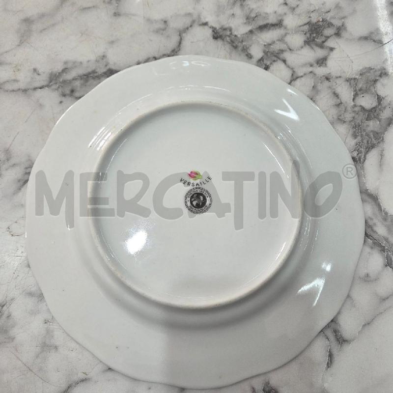 PIATTO PORCELLANA FIORI ARANCIONI ROSE VERSAILLE | Mercatino dell'Usato Benevento 3
