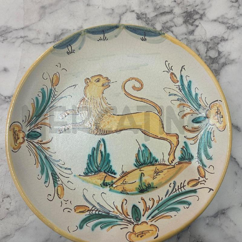PIATTO TERRACOTTA ANIMALE GIALLO | Mercatino dell'Usato Benevento 1
