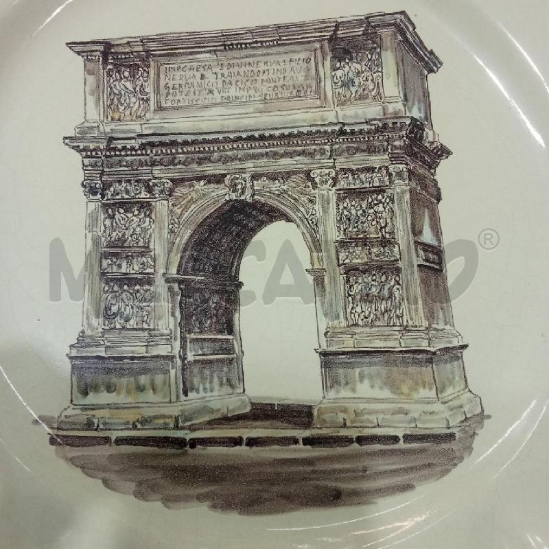 PIATTO TERRACOTTA ARCO DI TRAIANO BENEVENTO | Mercatino dell'Usato Benevento 5