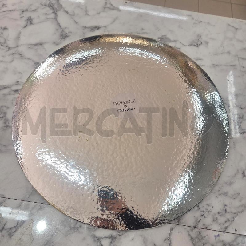 PIATTO VETRO TONDO VETRO INS GRIGIO CERCHI CONCENTRICI | Mercatino dell'Usato Benevento 3