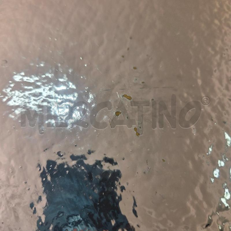 PIATTO VETRO TONDO VETRO INS GRIGIO CERCHI CONCENTRICI | Mercatino dell'Usato Benevento 4