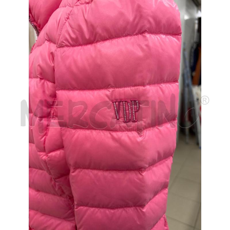 PIUMINO DONNA FUCSIA BORDO CERNIERA STRASS VIA DELLE PERLE | Mercatino dell'Usato Benevento 4