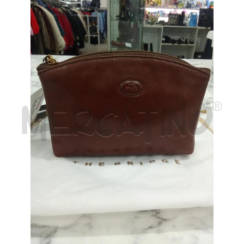 POCHETTE BEAUTY THE BRIDGE MARRONE | Mercatino dell'Usato Benevento 2