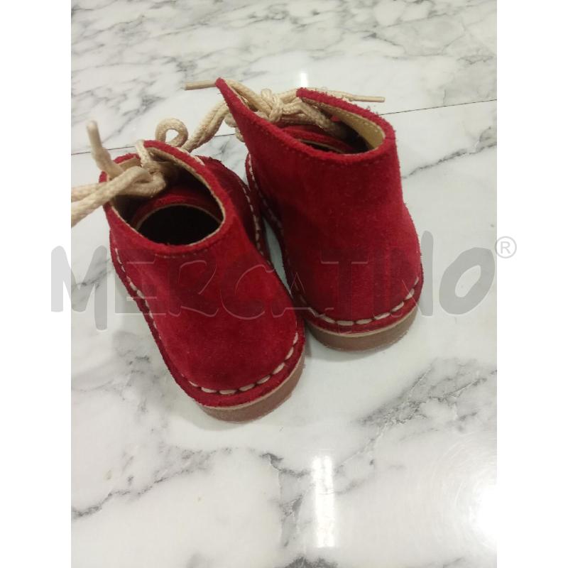POLACCHINE ROSSO BAMBINO LACCI BEIGE PANYNO | Mercatino dell'Usato Benevento 3