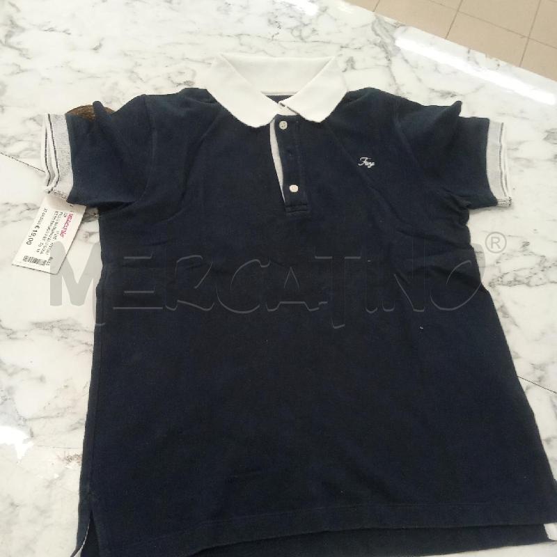 POLO BAMBINO BLU COLLETTO BIANCO FAY | Mercatino dell'Usato Benevento 1
