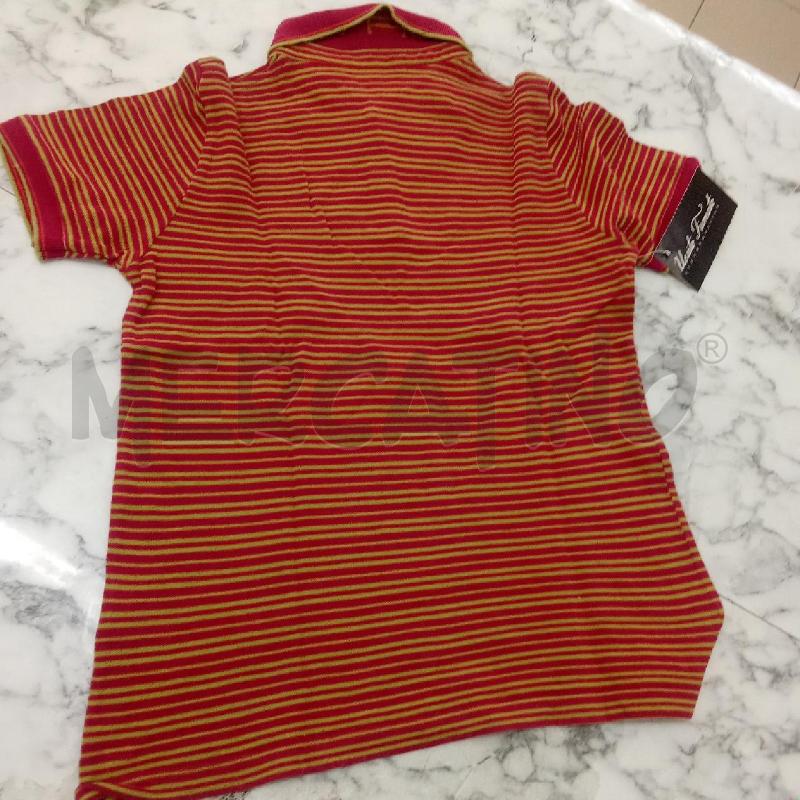 POLO BAMBINO ETRO RIGHE ROSA VERDI  | Mercatino dell'Usato Benevento 2