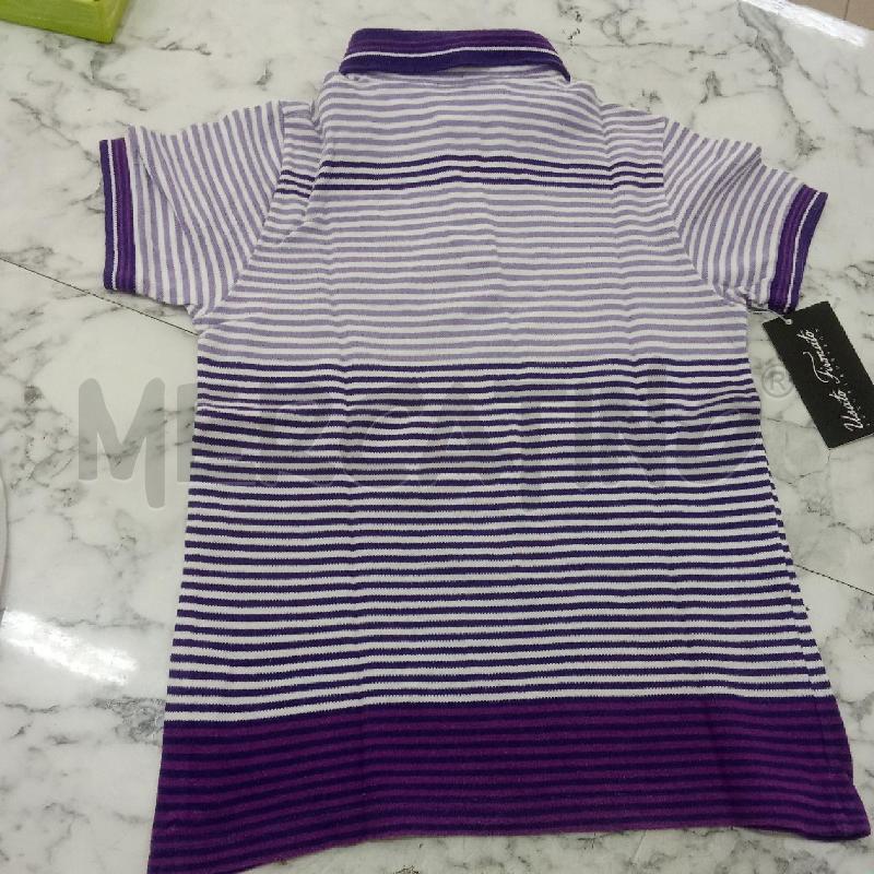 POLO BAMBINO RIGHE ETRO VIOLA  | Mercatino dell'Usato Benevento 2