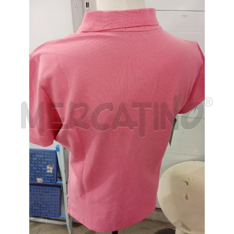 POLO DONNA ROSA RALPH ALUREN SLIM FIT LOGO BLU  | Mercatino dell'Usato Benevento 3