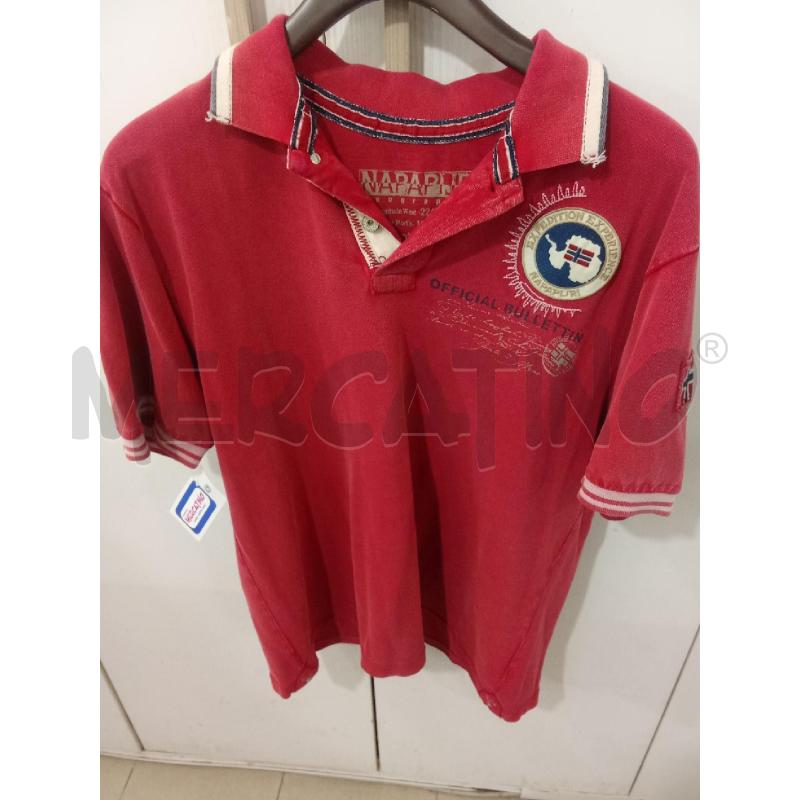 POLO UOMO BORDEAUX NAPAPIJRI  | Mercatino dell'Usato Benevento 1