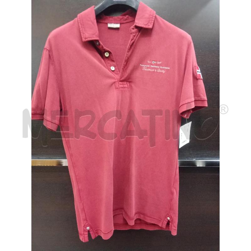 POLO UOMO BORDEAUX NAPAPIJRI  | Mercatino dell'Usato Benevento 1