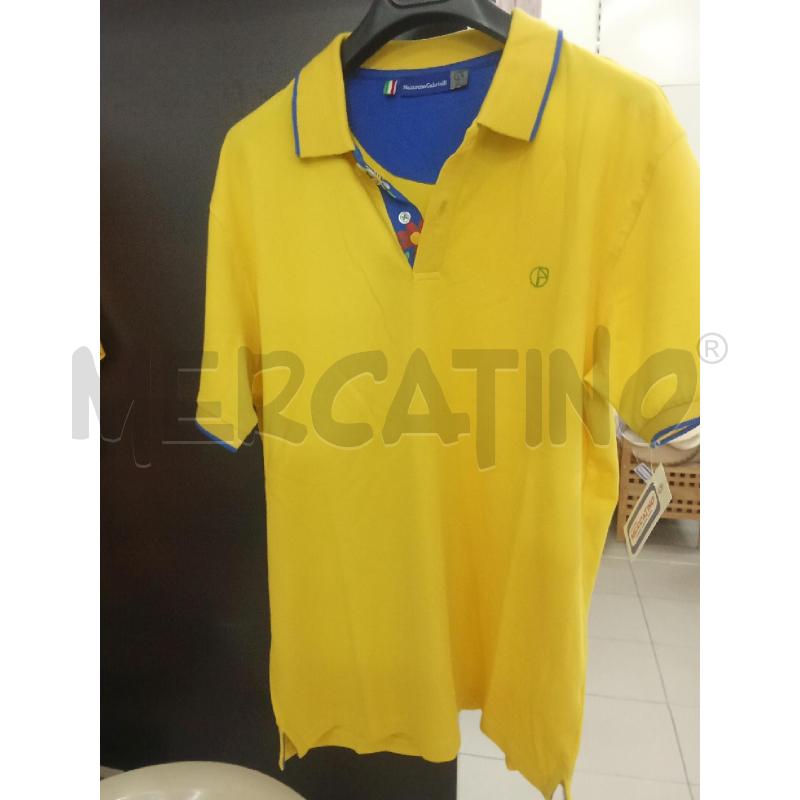 POLO UOMO GIALLA NAZARENO GABRIELLI  | Mercatino dell'Usato Benevento 1