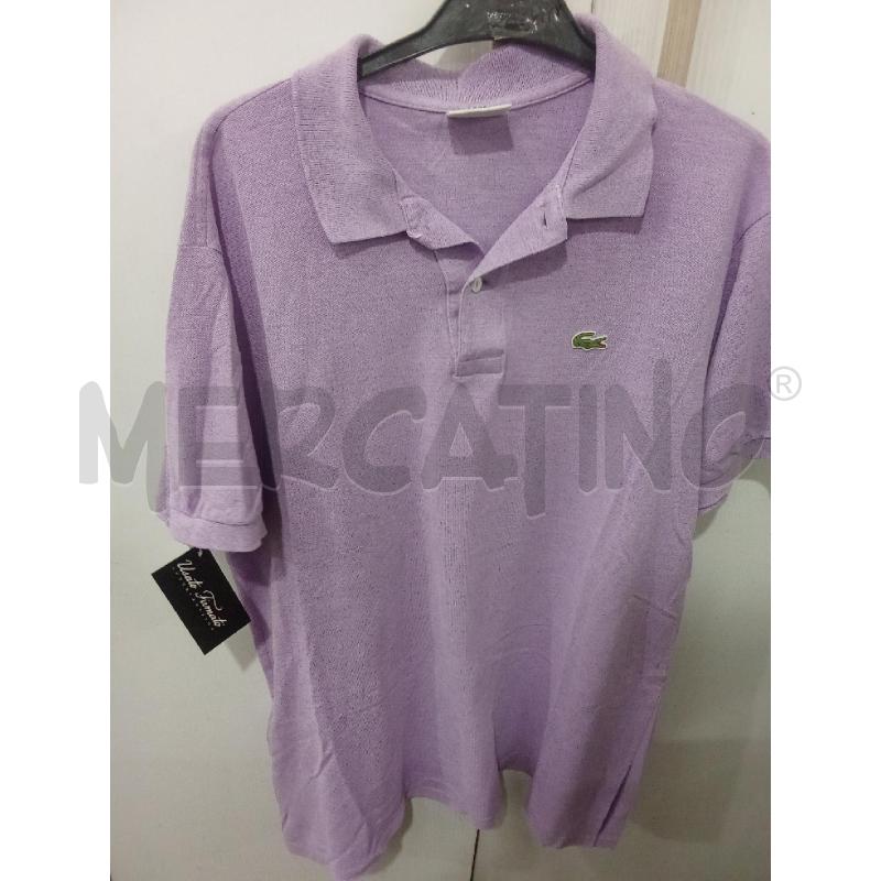 POLO UOMO VIOLA LACOSTE  | Mercatino dell'Usato Benevento 1