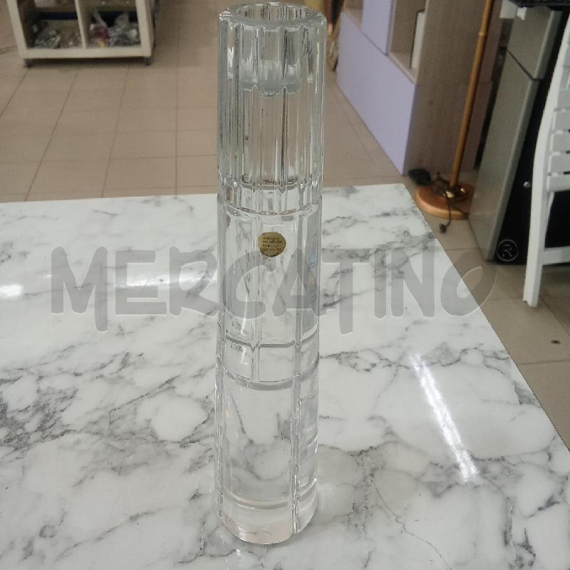 PORTA CANDELA CRISTALLO FORMA OBELISCO ROSENTHAL | Mercatino dell'Usato Benevento 1