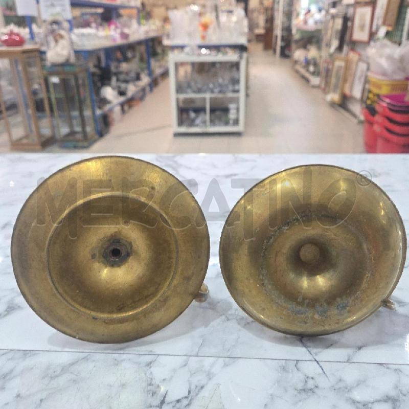 PORTA CANDELA DORATO MANICO CON ALZACANDELA | Mercatino dell'Usato Benevento 5
