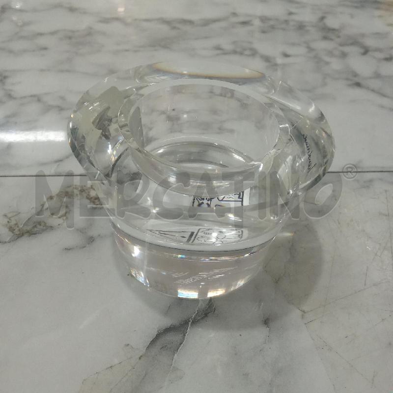 PORTA CANDELA VETRO BASSO FORMA BICCHIERE VILLEROY BOCH | Mercatino dell'Usato Benevento 1