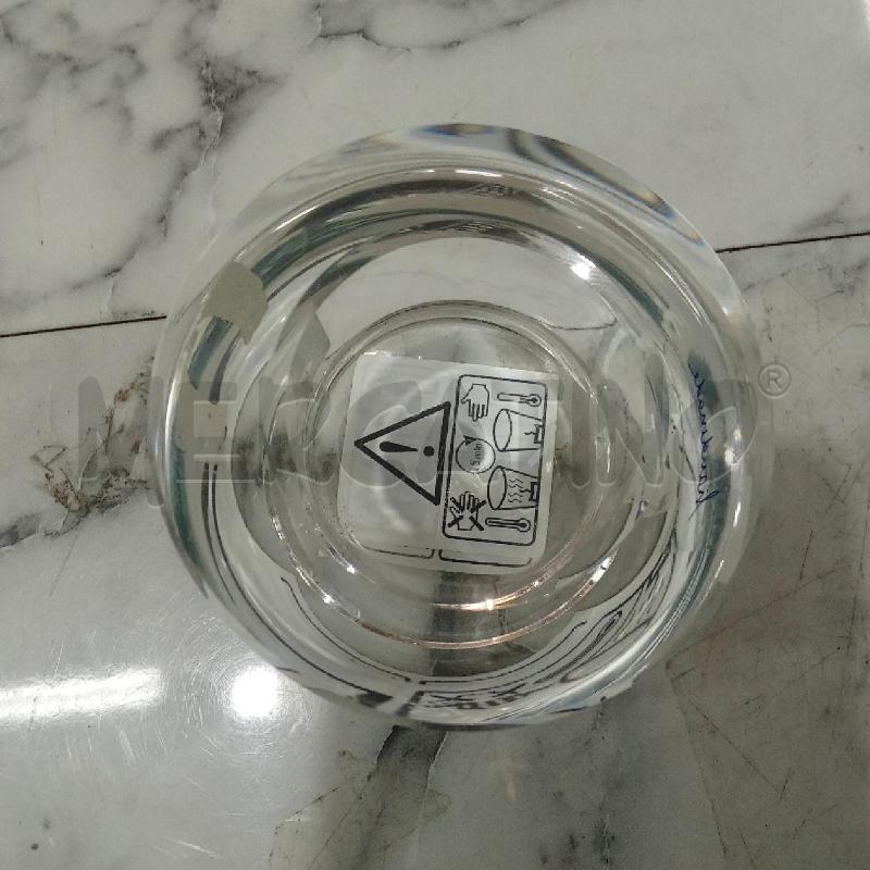 PORTA CANDELA VETRO BASSO FORMA BICCHIERE VILLEROY BOCH | Mercatino dell'Usato Benevento 3