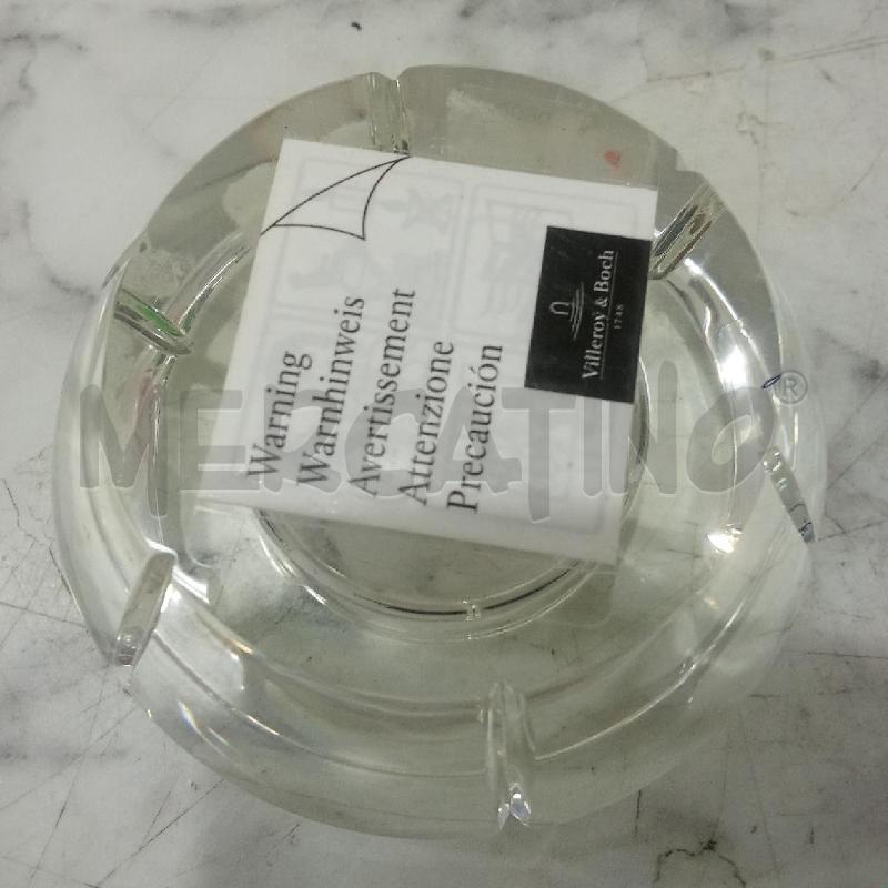 PORTA CANDELA VETRO VILLEROY BOCH  | Mercatino dell'Usato Benevento 4