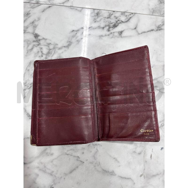 PORTA DOCUMENTI PELLE CARTIER BORDEAUX | Mercatino dell'Usato Benevento 3