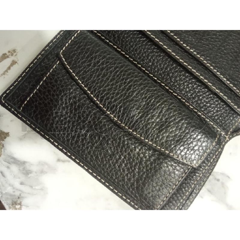 PORTA FOGLIO NERO MARTELLATO TOD'S CON PATTA | Mercatino dell'Usato Benevento 3