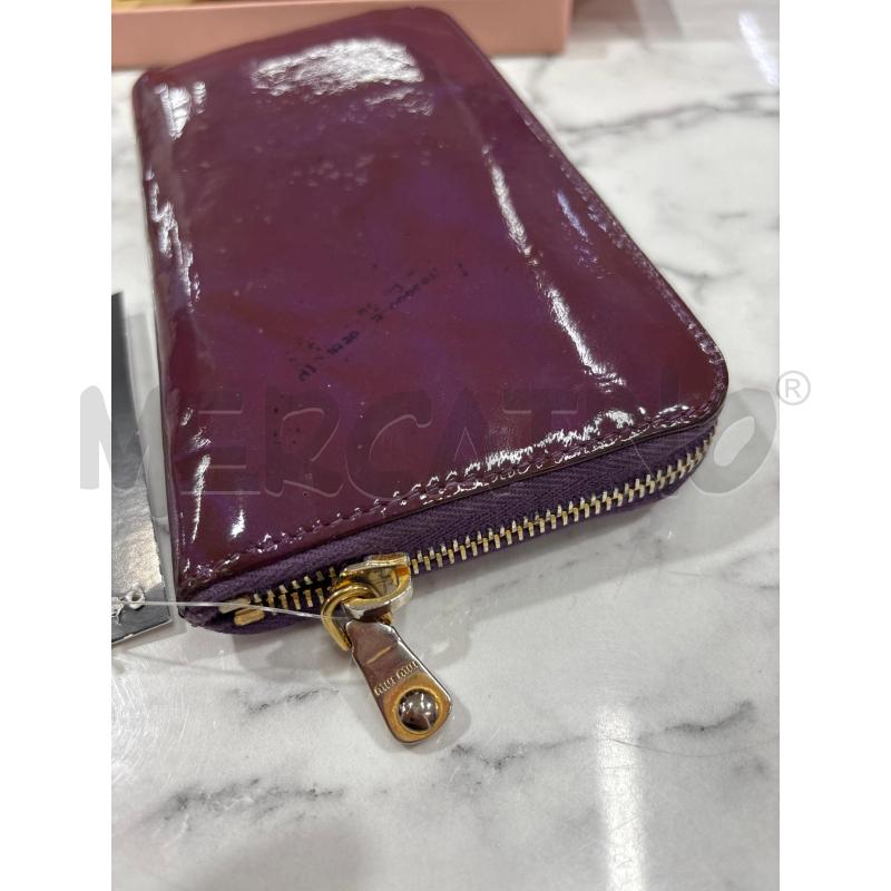 PORTA FOGLIO VIOLA MIUMIU DISCRETE CONDIZIONI | Mercatino dell'Usato Benevento 3