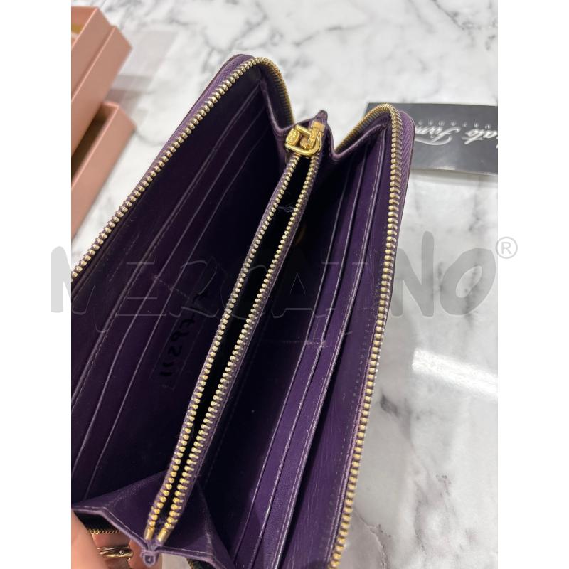 PORTA FOGLIO VIOLA MIUMIU DISCRETE CONDIZIONI | Mercatino dell'Usato Benevento 4