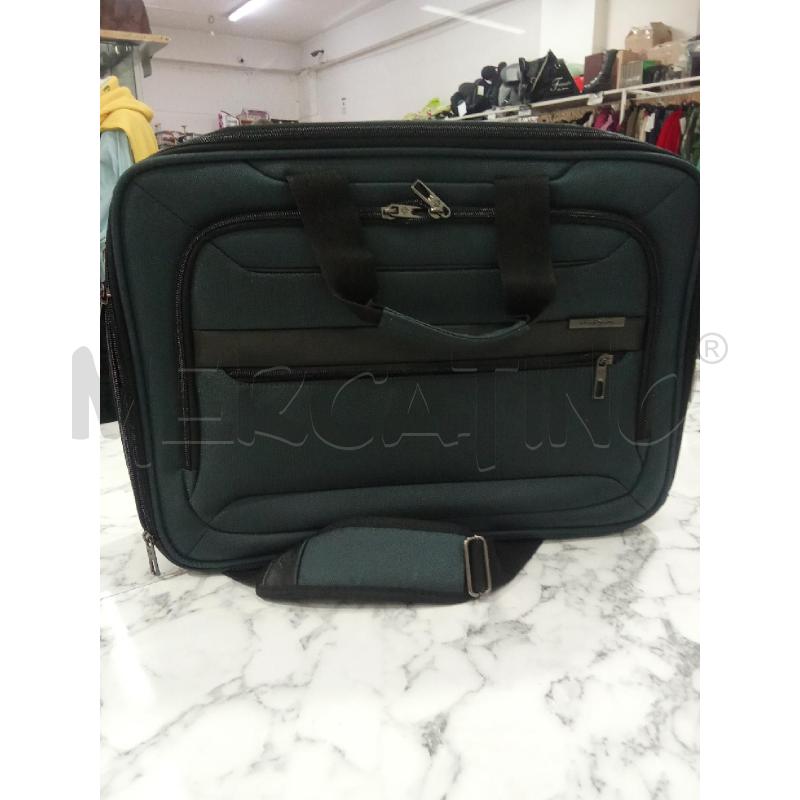PORTA PC SAMSONITE BLU E NERA ZIP FRONTE CON CERNIERE  | Mercatino dell'Usato Benevento 1