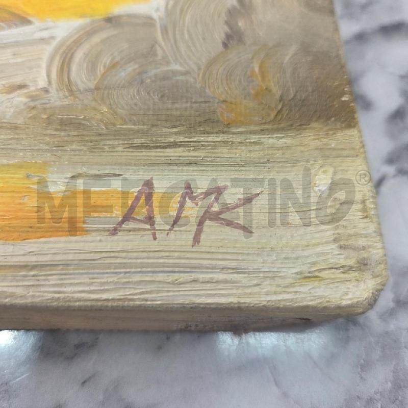 QUADRETTO MASTRONUNZIO FANTASIA GIALLA ARANCIONE | Mercatino dell'Usato Benevento 3
