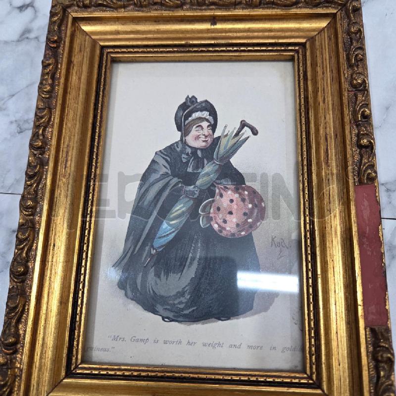 QUADRO COPPIA C DORATA DECORATA PERSONAGGI VESTITI | Mercatino dell'Usato Benevento 4