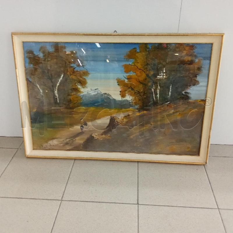 QUADRO C BIANCA ALBERI MARRONI CON STRADA | Mercatino dell'Usato Benevento 1