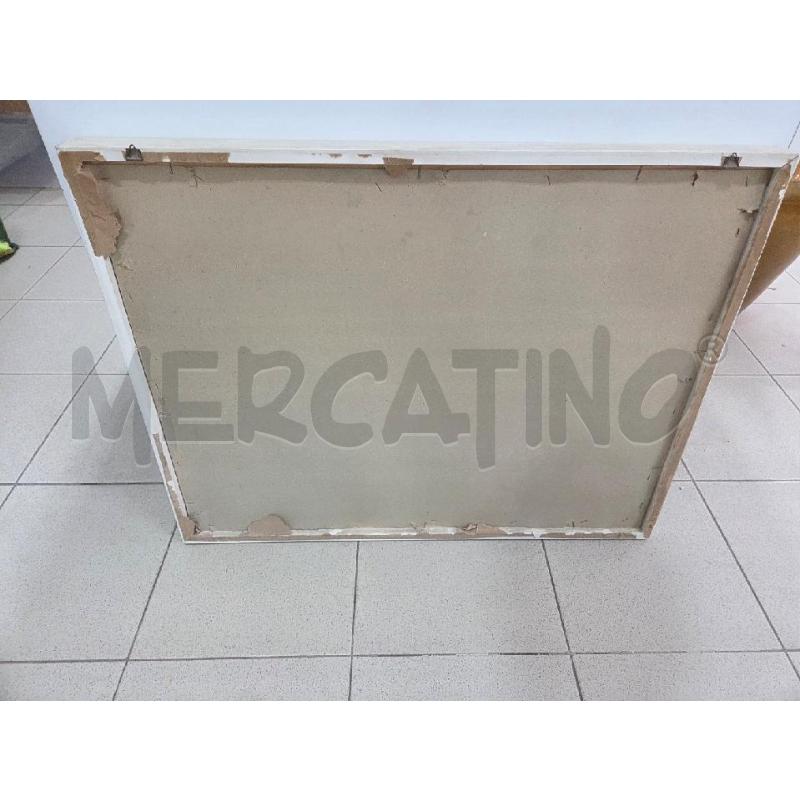 QUADRO C BIANCA BLU FIGURE ETNICHE FIUME BARCA | Mercatino dell'Usato Benevento 4