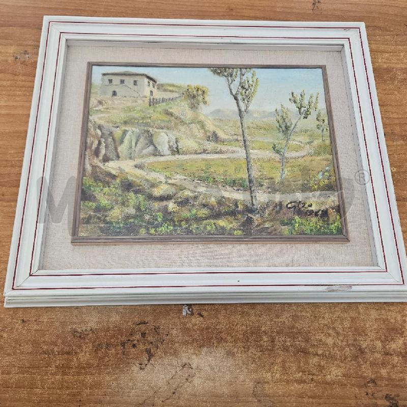 QUADRO C BIANCA PAESAGGIO CASE CAMPAGNA | Mercatino dell'Usato Benevento 1