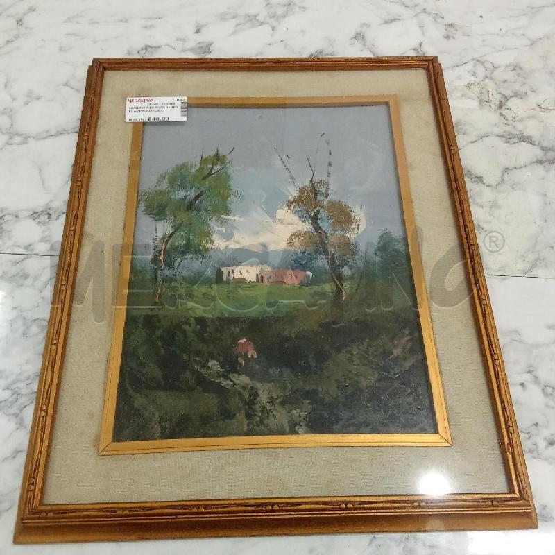 QUADRO C DORATA ALBERI CAMPAGNA CASA | Mercatino dell'Usato Benevento 1