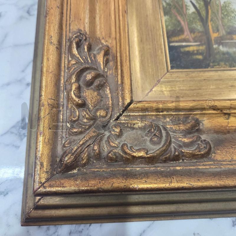 QUADRO C DORATA ALBERI FIUME RUSSO | Mercatino dell'Usato Benevento 3